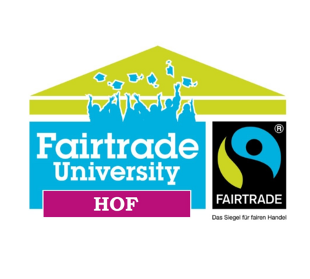 Logo Fairtrade University Hof