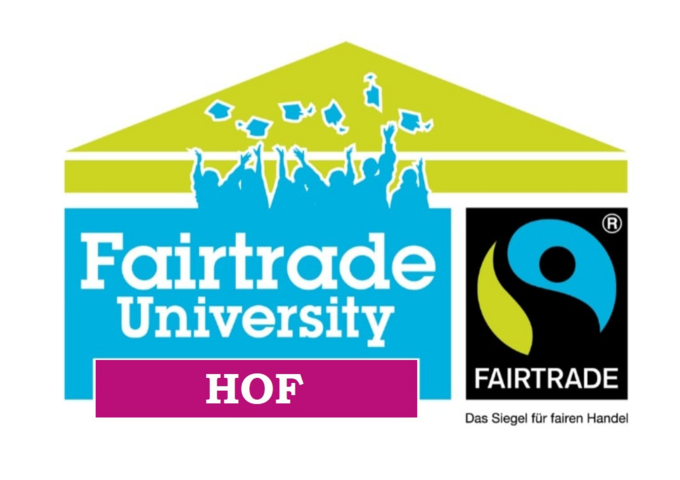 Logo Fairtrade University Hof