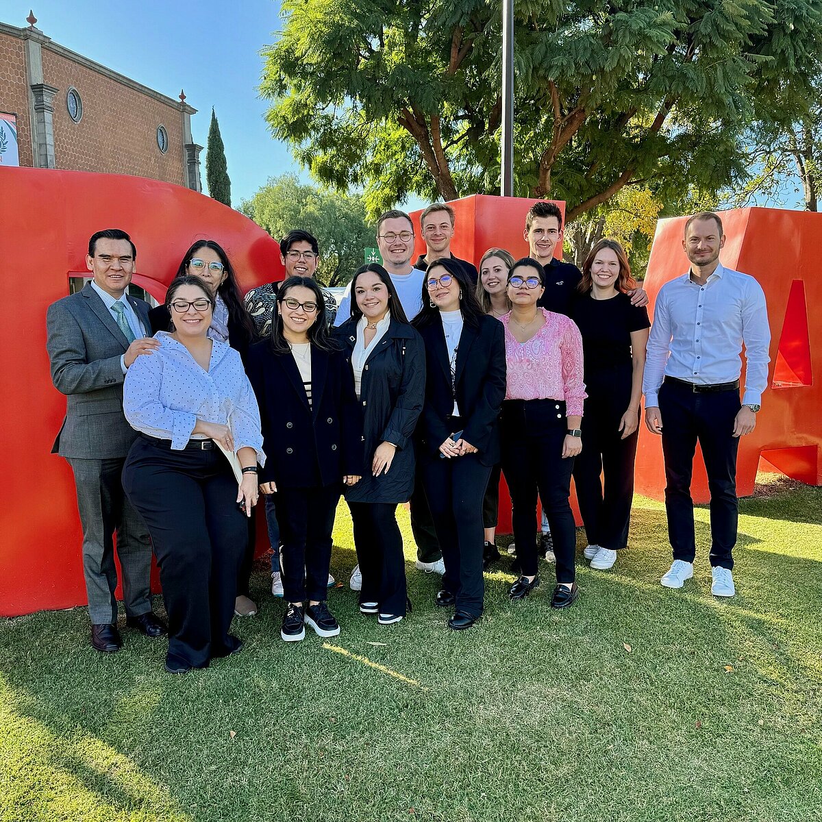 Besuch der Universidad de las Américas Puebla Hof University